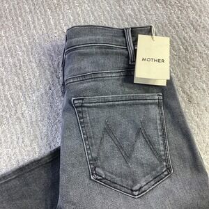 MOTHER Gray Flare & Wide Leg Jeans Hustler Heel Magic 8 Ball